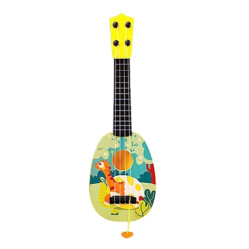 Sharplace Kinder-Ukulele, 4-saitige Mini-Gitarre, leicht zu haltendes Musikinstrument, frühes Lern-Ukulele-Spielzeug für Vorschulkinder ab 3 Jahren, Lernen, , Tiermuster von Sharplace