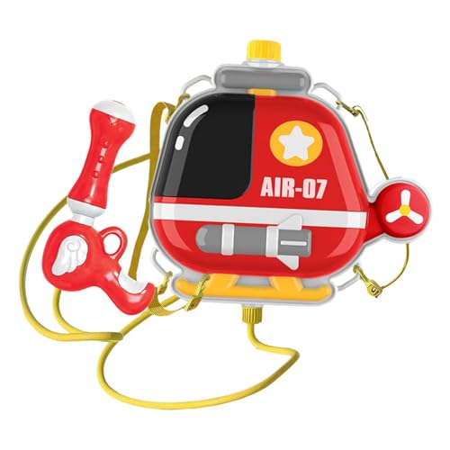 Sharplace Kinderrucksack, Wasserspielzeug, Feuerwehrmann, Rollenspiel, Wasserspritze, Feuerwehrmann-Rollenspiel, Sommer-Outdoor-Spielzeug für den Urlaub, den, Hubschrauber Sharplace Kinderrucksack, Wasserspielzeug, Feuerwehrmann, Rollenspiel, Wasserspritze, Feuerwehrmann-Rollenspiel, Sommer-Outdoor-Spielzeug für den Urlaub, den, Hubschrauber von Sharplace