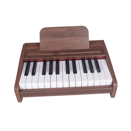 Sharplace Klaviertastatur für Kinder, elektronisches Spielzeug, Klavier aus Holz, batteriebetrieben, multifunktional, digitales Spielzeug, Klavier, , 25 Tasten A von Sharplace