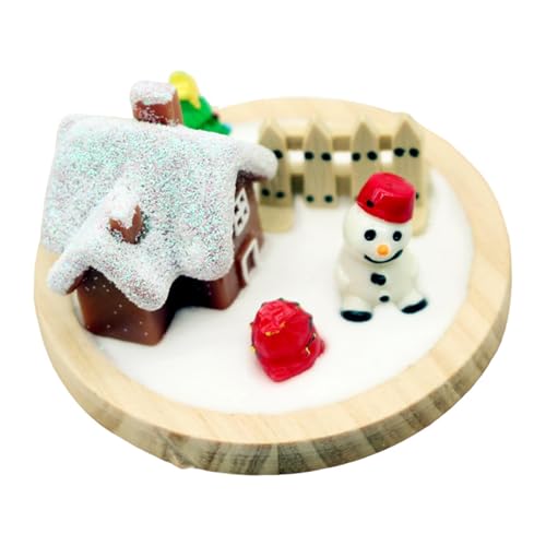 Sharplace Kleines Weihnachtsschneehaus, Dekoration, Szene, Zaun, Mikro-Mini-Schneevilla, Haus für Puppenhaus im Maßstab 1/6 bis 1/12, Sharplace Kleines Weihnachtsschneehaus, Dekoration, Szene, Zaun, Mikro-Mini-Schneevilla, Haus für Puppenhaus im Maßstab 1/6 bis 1/12, von Sharplace
