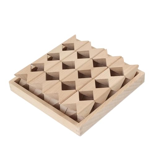 Sharplace Kreative Holzblöcke Set Stapelspielzeug Material Lernspiel für Kinder für Zuhause Kindergarten, 16 Blöcke Sharplace Kreative Holzblöcke Set Stapelspielzeug Material Lernspiel für Kinder für Zuhause Kindergarten, 16 Blöcke von Sharplace