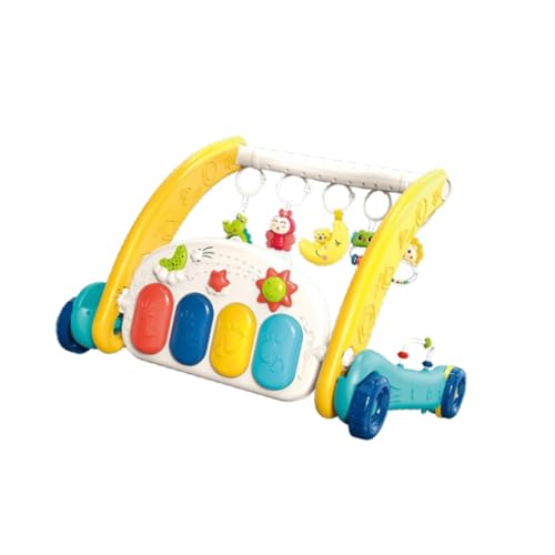 Sharplace Lauflernauto, Frühes Schiebe-Laufspielzeug Montessori Kick and Play Piano Gym, Baby-Schiebe-Laufauto für Reisen im Freien, Kaninchen Grün von Sharplace