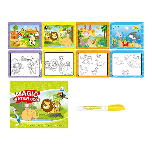 Sharplace Malbuch Wasser Malbuch Lernspielzeug Zeichentafel Kognitionshilfen Interaktive Entwicklungsspielzeuge Papiermaterial für, Animal Sharplace Malbuch Wasser Malbuch Lernspielzeug Zeichentafel Kognitionshilfen Interaktive Entwicklungsspielzeuge Papiermaterial für, Animal von Sharplace
