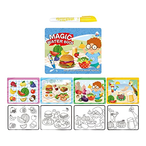Sharplace Malbuch Wasser Malbuch Lernspielzeug Zeichentafel Kognitionshilfen Interaktive Entwicklungsspielzeuge Papiermaterial für, Frucht Sharplace Malbuch Wasser Malbuch Lernspielzeug Zeichentafel Kognitionshilfen Interaktive Entwicklungsspielzeuge Papiermaterial für, Frucht von Sharplace