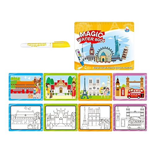Sharplace Malbuch Wasser Malbuch Lernspielzeug Zeichentafel Kognitionshilfen Interaktive Entwicklungsspielzeuge Papiermaterial für, Gebäude Sharplace Malbuch Wasser Malbuch Lernspielzeug Zeichentafel Kognitionshilfen Interaktive Entwicklungsspielzeuge Papiermaterial für, Gebäude von Sharplace