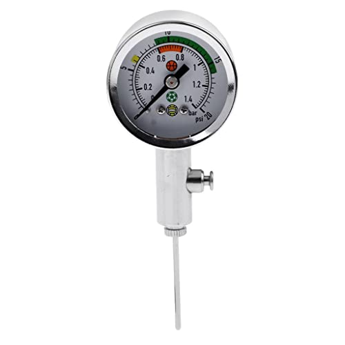 Sharplace Manometer Druckmessgerät Luftdruckmesser für Fußball Basketball Handball Volleyball Wasserball Sharplace Manometer Druckmessgerät Luftdruckmesser für Fußball Basketball Handball Volleyball Wasserball von Sharplace