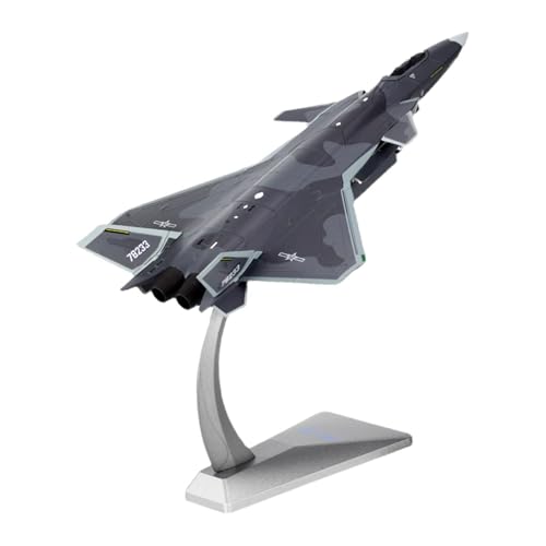 Sharplace Maßstab 1/72 J20 Kampfflugzeug Display Kinderspielzeug Hochdetaillierte Sammlung Flugzeug Ornament für Bücherregal Bar Tisch Dekor von Sharplace