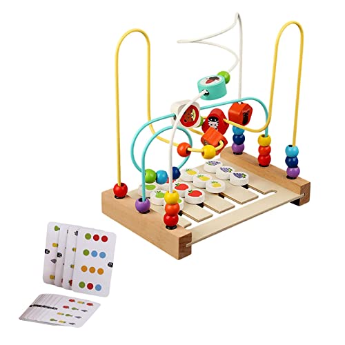 Sharplace Matching Logical Toy Holzperlenlabyrinth Motorikspielzeug -Spiel Pädagogisches Lernspielzeug mit Glatten Kanten für Kinderzimmer Lernräume, Stil C Sharplace Matching Logical Toy Holzperlenlabyrinth Motorikspielzeug -Spiel Pädagogisches Lernspielzeug mit Glatten Kanten für Kinderzimmer Lernräume, Stil C von Sharplace