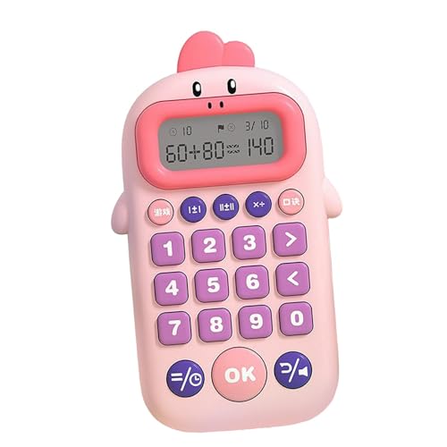 Sharplace Mathe Spiel, Mathe Spielzeug, Trainingsgeschenke, Lernwerkzeug für Den Unterricht, Elektronischer Taschenrechner, Lernspielzeug, Rosa Sharplace Mathe Spiel, Mathe Spielzeug, Trainingsgeschenke, Lernwerkzeug für Den Unterricht, Elektronischer Taschenrechner, Lernspielzeug, Rosa von Sharplace