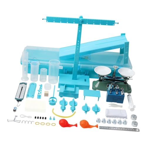 Sharplace Mechanik-Experimentierbox, Physik-Experimentausrüstung, robuster Demonstrator, wissenschaftliches Gerät, Hebelrollensystem-Set für den Unterricht von Sharplace