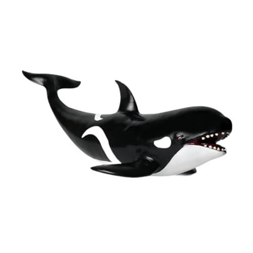 Sharplace Meerestier-Spielzeugmodell, Meerestier-Spielzeug, Sammelfiguren, Geschenke, Spielzeugfiguren des Weißen Hais, Schreibtisch-Dekor für Jungen und von Sharplace