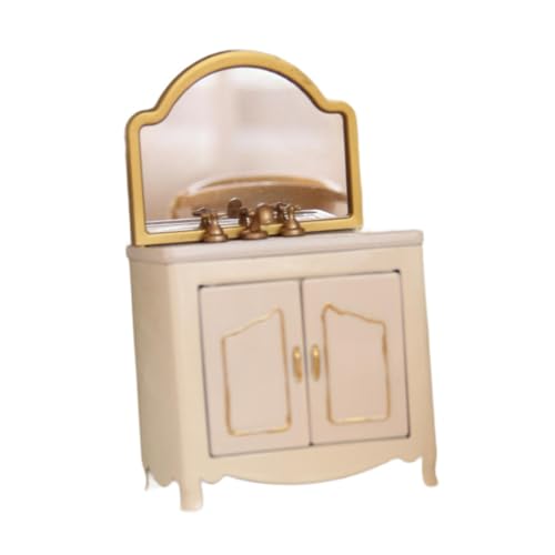 Sharplace Mini-Badezimmerschrank, Rollenspiel-Spielzeug, 1:12, Mini-Spielzeug, dekorative Sammlung, realistisches Modell, Badezimmer-, Puppenhaus-Möbel Sharplace Mini-Badezimmerschrank, Rollenspiel-Spielzeug, 1:12, Mini-Spielzeug, dekorative Sammlung, realistisches Modell, Badezimmer-, Puppenhaus-Möbel von Sharplace