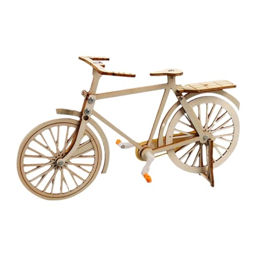 Sharplace Mini-Fahrrad-Modellbausätze, wissenschaftliche Experimentiersätze, Technologie, kleine Produktion, Holzpuzzle, pädagogische Bausätze für Mädchen und von Sharplace