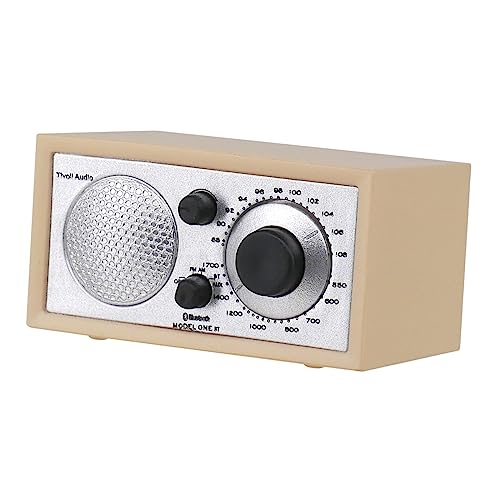 Sharplace Miniatur-Audio-Player, Miniatur-Radio-Modell, Puppenhaus-Radio-Spielzeug für Wohnzimmer-Dekoration, Holz Farbe von Sharplace