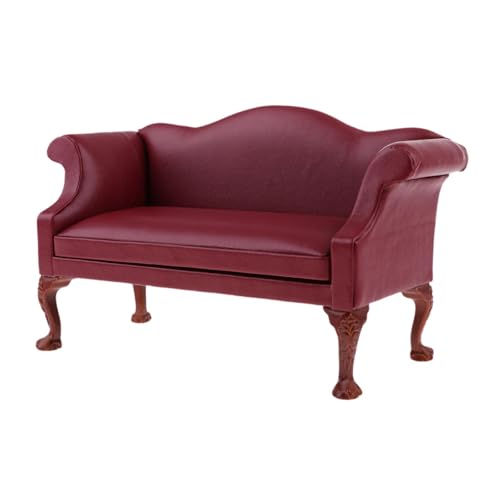 Sharplace Miniatur-Puppenhausmöbel, Fotografie-Requisite, Mini-Sofa, Modelldekoration, Mikrolandschaftsdekor, Puppenhauszubehör, Maßstab 1:6 Sharplace Miniatur-Puppenhausmöbel, Fotografie-Requisite, Mini-Sofa, Modelldekoration, Mikrolandschaftsdekor, Puppenhauszubehör, Maßstab 1:6 von Sharplace