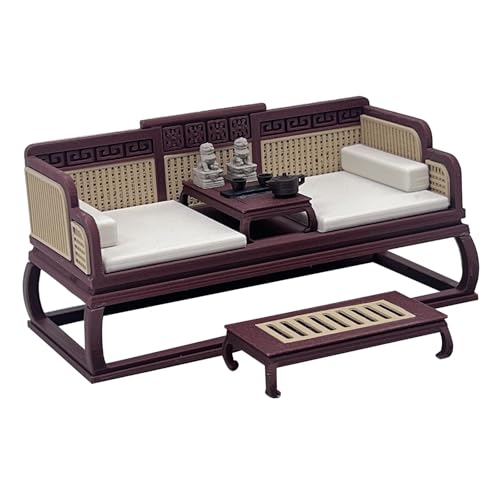 Sharplace Miniatur-chinesisches -Bett, Modell-, 1/12, Kunsthandwerk, Simulation, Sammlerstücke, Ornament, traditionelle chinesische Miniaturmöbel Sharplace Miniatur-chinesisches -Bett, Modell-, 1/12, Kunsthandwerk, Simulation, Sammlerstücke, Ornament, traditionelle chinesische Miniaturmöbel von Sharplace