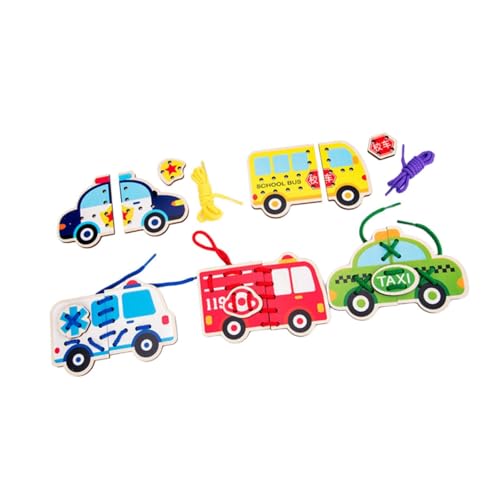 Sharplace Nähset mit Schnürkarten für Vorschulkinder und, Fädelaktivität, Entwicklung der Fantasie, Schnüren, Spiele, Nähkarten, Verkehr Sharplace Nähset mit Schnürkarten für Vorschulkinder und, Fädelaktivität, Entwicklung der Fantasie, Schnüren, Spiele, Nähkarten, Verkehr von Sharplace