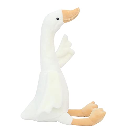 Sharplace Große Gans Plüschtiere Entenpuppe Weiche Gans Kuscheltier Gans Stofftier Niedliches Schlafkissen Kissen Geschenk für Kinder, Weiß, 40cm von Sharplace