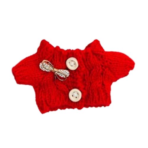 Sharplace Plüschfigur Pullover Machen Sie Ihre eigenen Puppen für Kinder Geburtstagsgeschenk Mode DIY Foto Requisiten Kostüme Puppenkleidung für 15 cm, Bogen von Sharplace