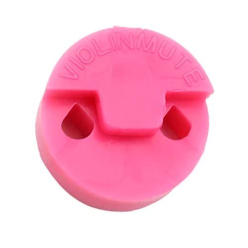 Sharplace Praxis Dämpfer aus Gummi für 3/4 1/8 4/4 1/2 Violine Geeignet für Anfänger - Rosa von Sharplace