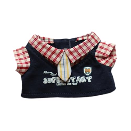 Sharplace Puppen-T-Shirt, Miniatur-Kleidungszubehör, handgefertigtes Kleidungskostüm für 17 cm große Puppen, Ankleidegeschenke für Neue Jahr Sharplace Puppen-T-Shirt, Miniatur-Kleidungszubehör, handgefertigtes Kleidungskostüm für 17 cm große Puppen, Ankleidegeschenke für Neue Jahr von Sharplace