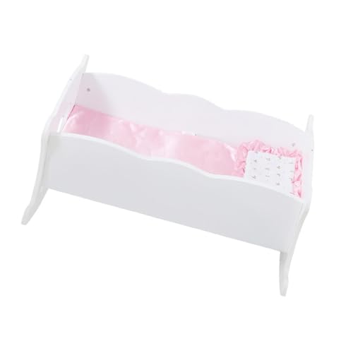 Sharplace Puppenbett aus, 45,7 cm, Rollenspielmöbel mit Kissen, Steppdecke für Rollenspiele, leicht, vielseitig, realistisch, 53,3 cm lang Sharplace Puppenbett aus, 45,7 cm, Rollenspielmöbel mit Kissen, Steppdecke für Rollenspiele, leicht, vielseitig, realistisch, 53,3 cm lang von Sharplace