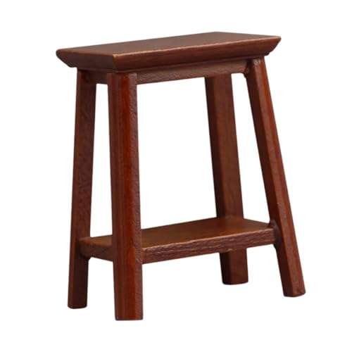 Sharplace Puppenhaus-Miniatur-Holzhocker, Puppenhaus-Möbelzubehör 1/12, Rollenspiel, robuster Miniatur-Hocker für Puppenhaus Sharplace Puppenhaus-Miniatur-Holzhocker, Puppenhaus-Möbelzubehör 1/12, Rollenspiel, robuster Miniatur-Hocker für Puppenhaus von Sharplace