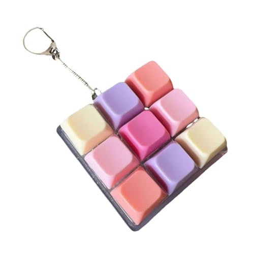 Sharplace -Schlüsselanhänger, 9-Tasten-, neuartige kompakte mechanische Tastentaste, Zappel-Taste als Geschenk für Schule, Büro, Zuhause, Style E Sharplace -Schlüsselanhänger, 9-Tasten-, neuartige kompakte mechanische Tastentaste, Zappel-Taste als Geschenk für Schule, Büro, Zuhause, Style E von Sharplace