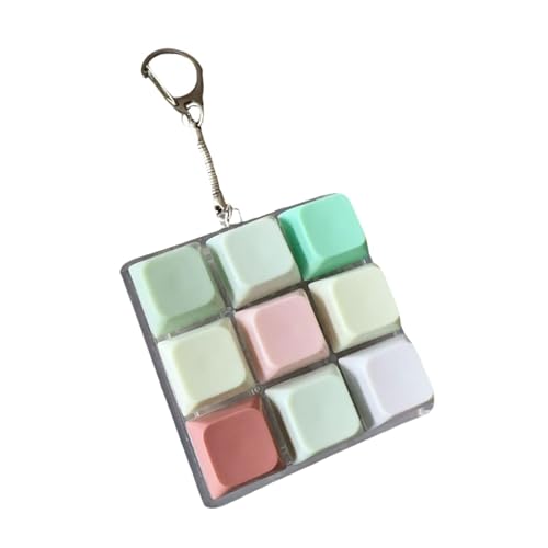 Sharplace -Schlüsselanhänger, 9-Tasten-, neuartige kompakte mechanische Tastentaste, Zappel-Taste als Geschenk für Schule, Büro, Zuhause, Style I Sharplace -Schlüsselanhänger, 9-Tasten-, neuartige kompakte mechanische Tastentaste, Zappel-Taste als Geschenk für Schule, Büro, Zuhause, Style I von Sharplace