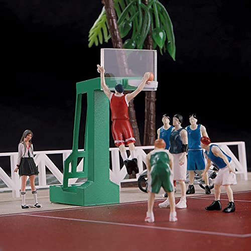 Sharplace Set Basketballspieler Figuren Miniatur Spielzeug Rollenspiel Schreibtisch Dekoration von Sharplace