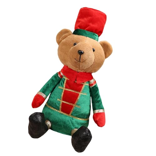Sharplace Sitzender Bär Weihnachten Stofftier Niedliche Weihnachtsdekoration Figur Weihnachtsbär Skulptur für den Urlaub, Style A Sharplace Sitzender Bär Weihnachten Stofftier Niedliche Weihnachtsdekoration Figur Weihnachtsbär Skulptur für den Urlaub, Style A von Sharplace