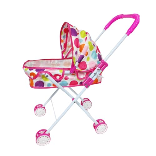 Sharplace Spielzeug-Kinderwagen für Puppen, zusammenklappbares Zubehör, Rollenspiel, Kleiner Schiebewagen mit Baldachin für Rollenspielpartys im Freien zu Hause Sharplace Spielzeug-Kinderwagen für Puppen, zusammenklappbares Zubehör, Rollenspiel, Kleiner Schiebewagen mit Baldachin für Rollenspielpartys im Freien zu Hause von Sharplace