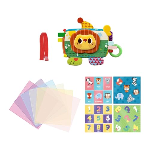 Sharplace Taschentuchbox für Babys, pädagogisches Lernspielzeug, Puzzles, Montessori-Spielzeug, Sensorik-Spielzeug für Babys und Kinder im Alter von 1 von Sharplace