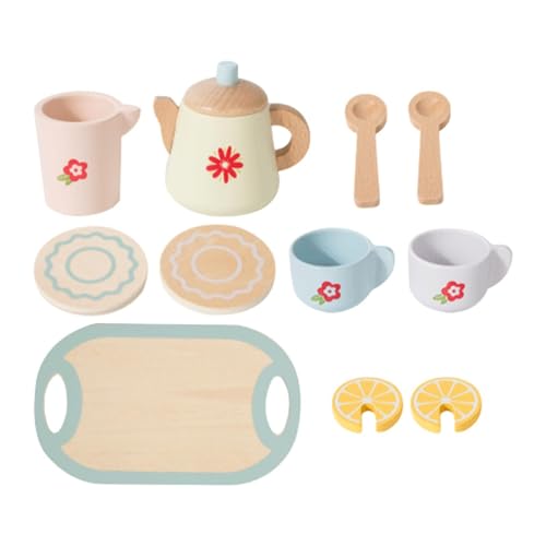 Sharplace Teeservice für, Spielset, Rollenspiele, Geburtstagsgeschenk, Gastgeschenke, Rollenspiel-Küchenzubehör, Holzspielzeug für, Mädchen ab 3 Sharplace Teeservice für, Spielset, Rollenspiele, Geburtstagsgeschenk, Gastgeschenke, Rollenspiel-Küchenzubehör, Holzspielzeug für, Mädchen ab 3 von Sharplace