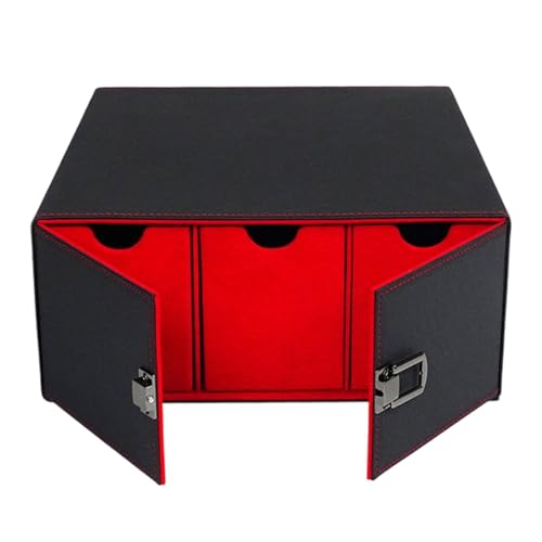 Sharplace Trading Card Deck Case Kartenaufbewahrung Kartenbehälter Sammelkartenbox Kartencontainer PU mit Trennstegen für Kinder Kartensammler, Rot Sharplace Trading Card Deck Case Kartenaufbewahrung Kartenbehälter Sammelkartenbox Kartencontainer PU mit Trennstegen für Kinder Kartensammler, Rot von Sharplace