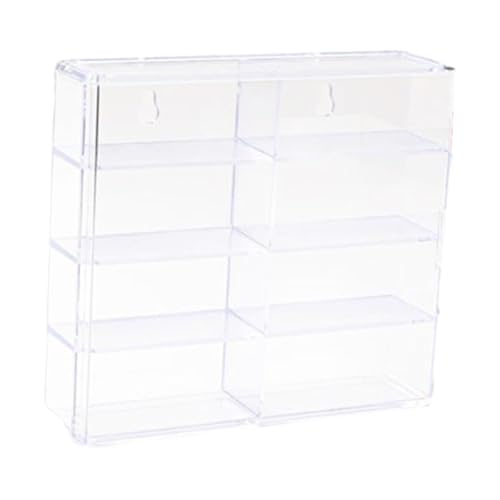 Sharplace Vitrine Ständer Modellauto Vitrine Spielzeugauto Sammler Vitrine Desktop Automodell Aufbewahrungsbox für Actionfiguren Modellauto, L von Sharplace