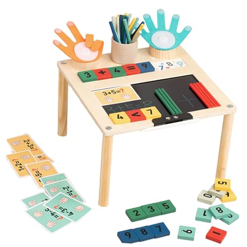 Sharplace -Zahlenblöcke-Spielzeug mit Gestell mit Tafel, einfache Installation mit USB-Lernspielzeug, mathematische Manipulatoren für den Vorschulbereich Sharplace -Zahlenblöcke-Spielzeug mit Gestell mit Tafel, einfache Installation mit USB-Lernspielzeug, mathematische Manipulatoren für den Vorschulbereich von Sharplace