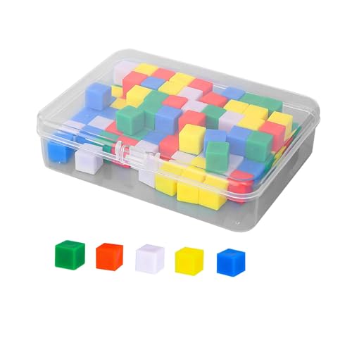 Sharplace Zentimeterwürfel, 100 Stück, Sortierspielzeug, Früherziehungsblöcke, Zählwürfel für Kindergärtnerinnen, Klassenzimmer, Vorschule Sharplace Zentimeterwürfel, 100 Stück, Sortierspielzeug, Früherziehungsblöcke, Zählwürfel für Kindergärtnerinnen, Klassenzimmer, Vorschule von Sharplace