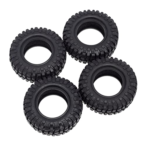 Sharplace mit 1,0" Gummireifen Set für Axial SCX24 90081 1/24 RC Crawler, Ein von Sharplace