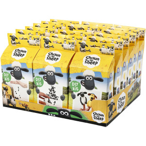 Tischaufsteller mit Materialsatz, Modellierung, 18er-Satz von Shaun the Sheep