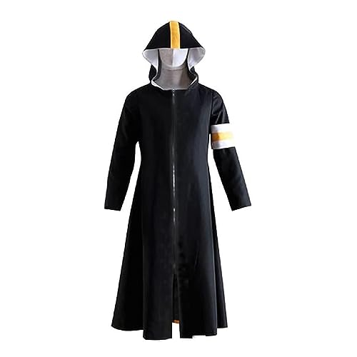 Halloween Erwachsener Mantel Trafalgar Law Cosplay Umhang Kostüm Luo Herren Schwarze Robe,L-Black von Shawla