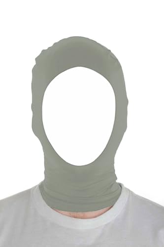 Sheface Herren und Damen Spandex Halloween Cosplay Maske Party Offenes Gesicht Kapuze Kostüm Maske, Hellgrau, Einheitsgröße Sheface Herren und Damen Spandex Halloween Cosplay Maske Party Offenes Gesicht Kapuze Kostüm Maske, Hellgrau, Einheitsgröße von Sheface