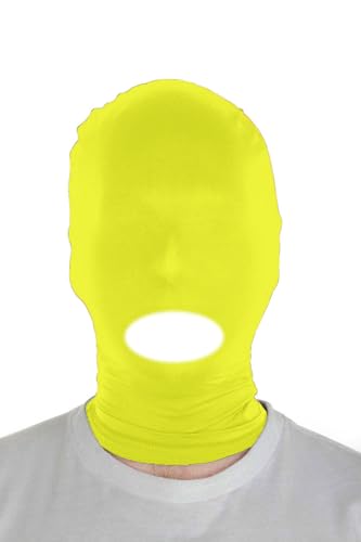 Sheface Herren und Damen Spandex Open Mouth Hood Maske für Halloween Cosplay Kostüm von Sheface