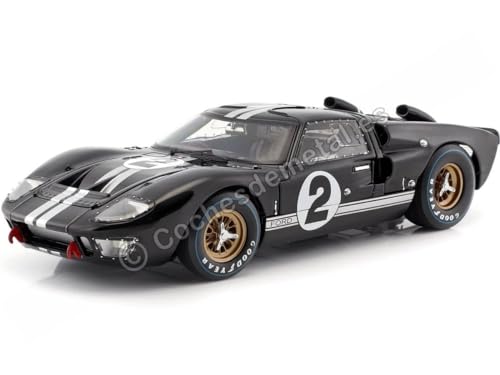 SHELBY COLLECTIBLES 1/18 - SC408 1966 FORD GT-40 MK2 (BLACK) LE MANS 66 von Shelby Collectibles