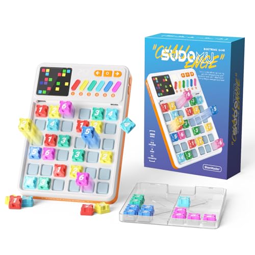 ShenMaster Elektronische Sudoku-Puzzlespiele mit 3500 Herausforderung | Sudoku für Kinder | Gehirn-Teaser-Spielzeug für Kinder & Erwachsene | Reisespiele Geburtstagsgeschenke für Jungen Mädchen von ShenMaster