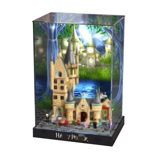 Figuren-Displaybox für LE-GO für 75969 Hogwarrts Astronomieturm, staubdicht, transparent, benutzerdefinierte Vitrine (kein Modell) (Hintergrund E) von Shengor