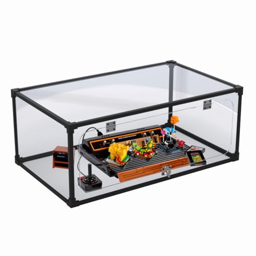 Figures Display Box for LE-GO for 10306 Retro Viideo Game Consolle Acrylic Dustproof Transparent Custom Display Case (No Model) (Door Openable Model) von Shengor