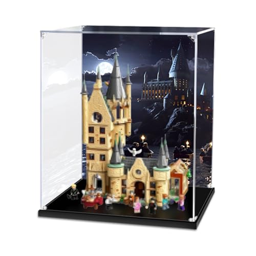 Figures Display Box for LE-GO for 75969 Hogwarrts Astronomy Tower Dustproof Transparent Custom Display Case (No Model) (background C) von Shengor