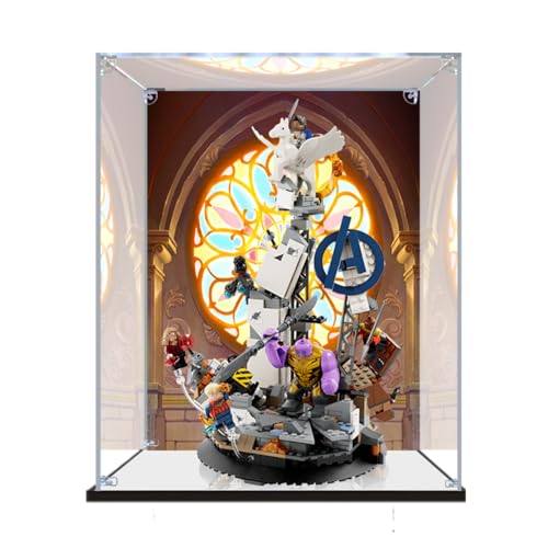 Figures Display Box for LE-GO for 76266 Endga-me Fiinal Battle Acrylic Dustproof Transparent Custom Display Case (No Model) (background C) von Shengor