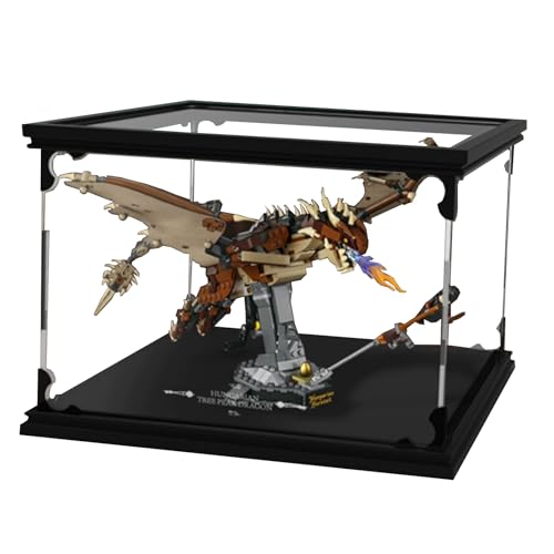 Figures Display Box für LE-GO für 76406 Ungarische Hornschwanz Dra-gon Acryl staubdicht transparent benutzerdefinierte Vitrine (kein Modell) (C) von Shengor